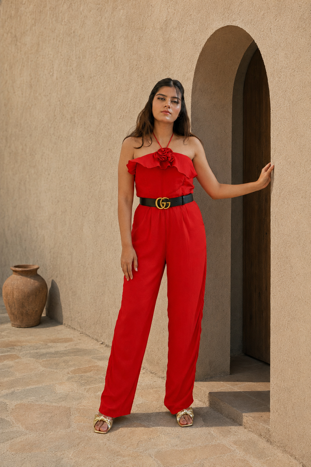 Rosy Romance Jumpsuit