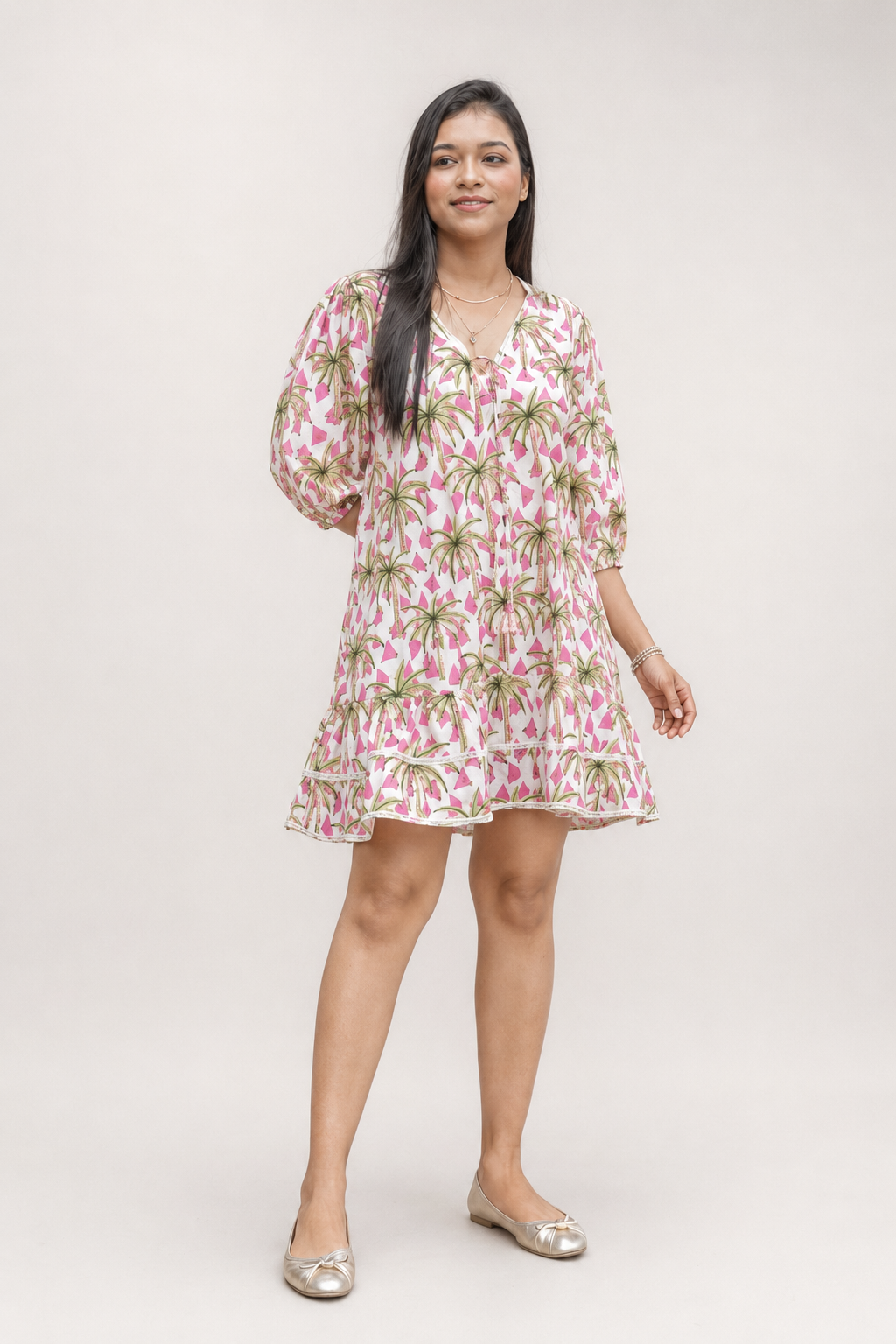Palm Kiss Mini Dress