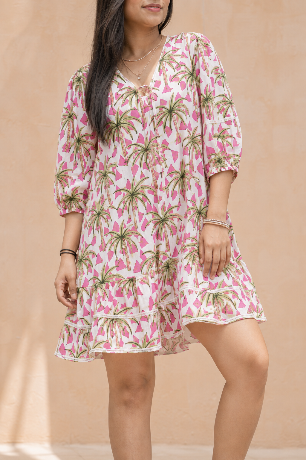 Palm Kiss Mini Dress