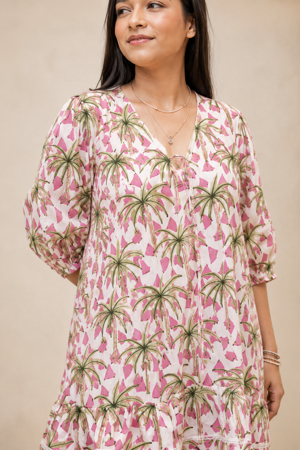 Palm Kiss Mini Dress