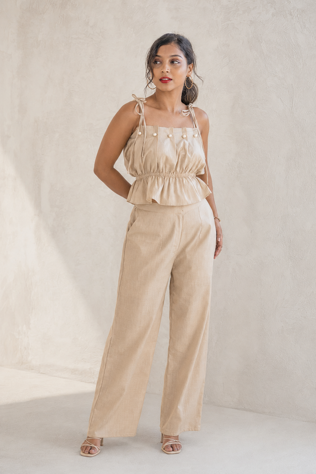 Pearls & Pleats Co-ord Set