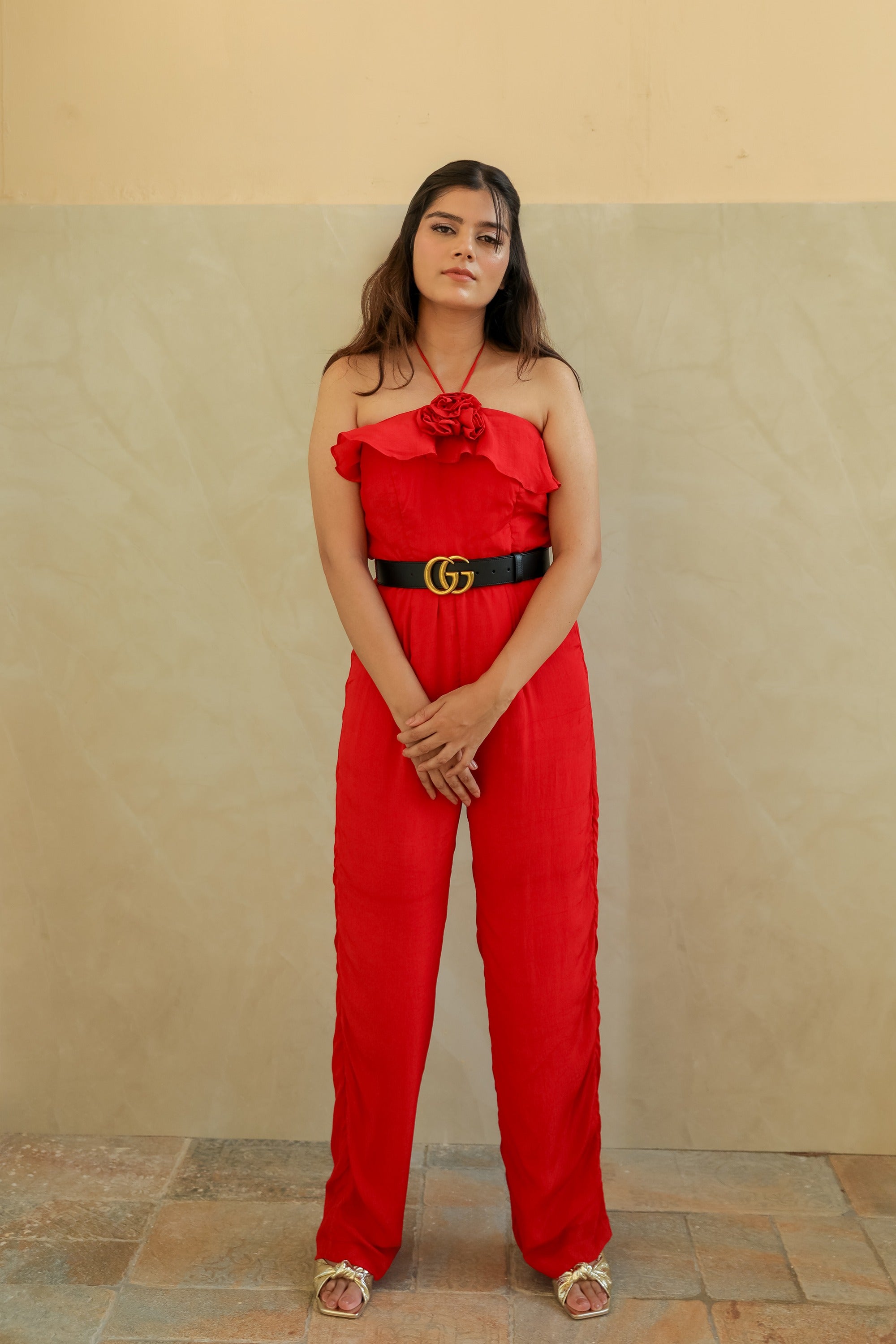 Rosy Romance Jumpsuit