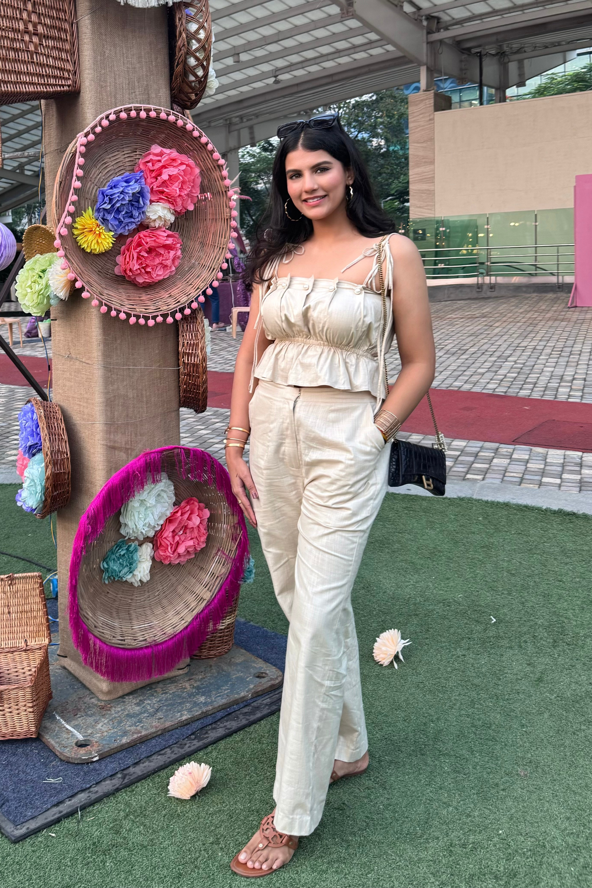 Pearls & Pleats Co-ord Set